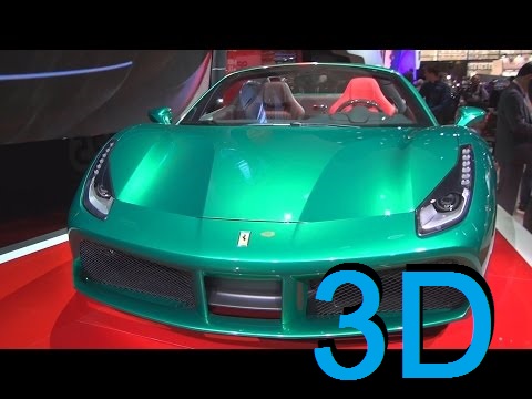 Ferrari 488 Spider 70th Anniversary (2017) Exterior and Interior in 3D