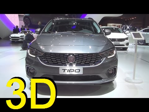 Fiat Tipo Station Wagon Lounge 1.4 T-Jet 120 hp (2017) Exterior and Interior in 3D